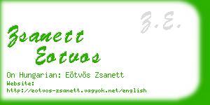 zsanett eotvos business card